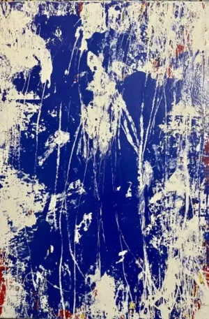 Modern NYC Painting Aegean Blue