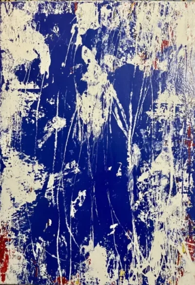 Modern NYC Painting Aegean Blue