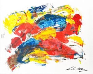 Original Abstract Paintings -'Lucky Day'