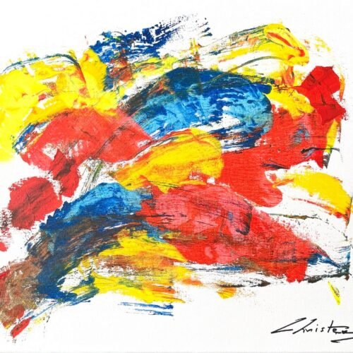 Original Abstract Paintings -'Lucky Day'