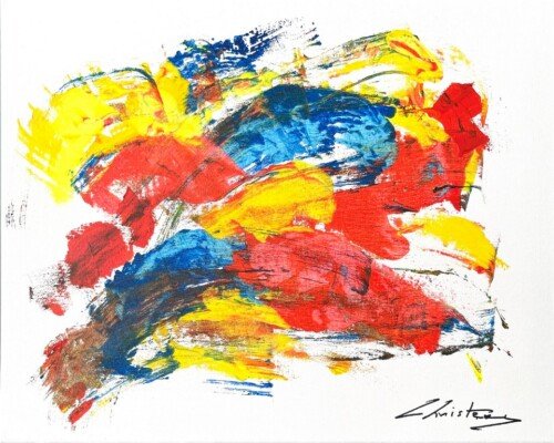 Original Abstract Art 'Lucky Day'