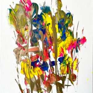Original Abstract Art Gold