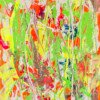 Abstract Flowers Paintings One