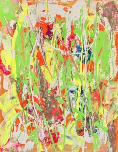 Abstract Floral Paintings Ena