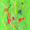 Abstract Flowers Painting Seventeen