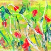 Abstract Floral Paintings (7)