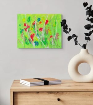 Abstract Floral Painting Seven