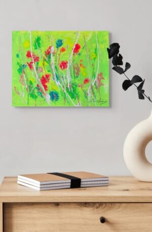 Abstract Floral Painting Seven