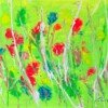 Abstract Flowers Painting Seven