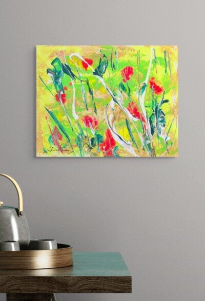 Abstract Floral Painting Eight