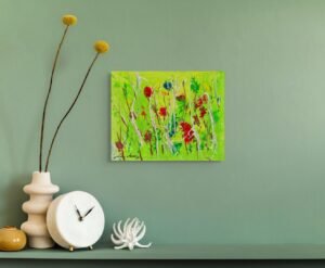 Abstract Flowers Paintings