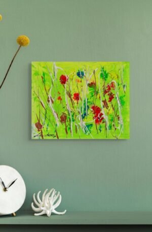 Abstract Flowers Paintings