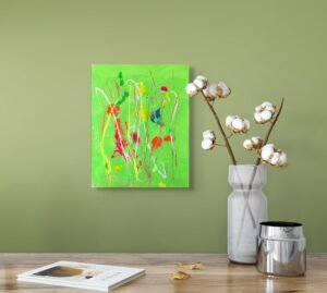 Abstract Floral Paintings