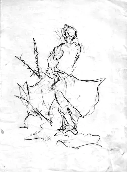 Original drawing Christeas Paris1967-196969