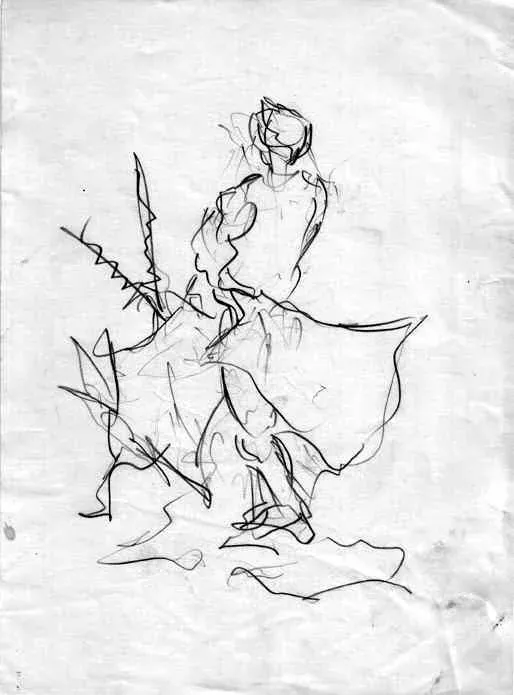 Original drawing Christeas Paris1967-196969