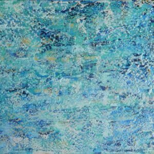 Original Abstract Seascape Painting Aegean Ripples