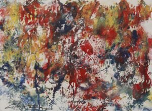 Parthenon Impressions Abstract Painting 28 | Gregory Christeas
