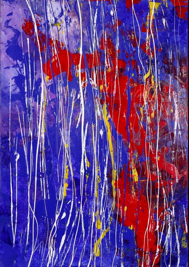 Abstract Artist Original Abstract Painting by Gregory Christeas