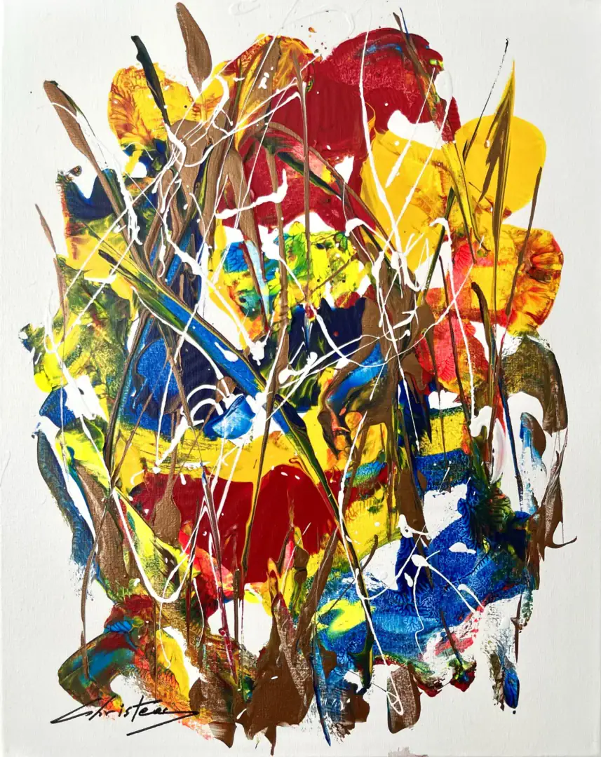 Original Abstract Art - 'Wonder' | 16"x20"