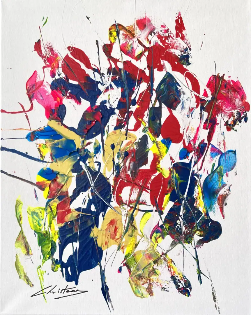 Original Abstract Art 'Reverie'16"x20"