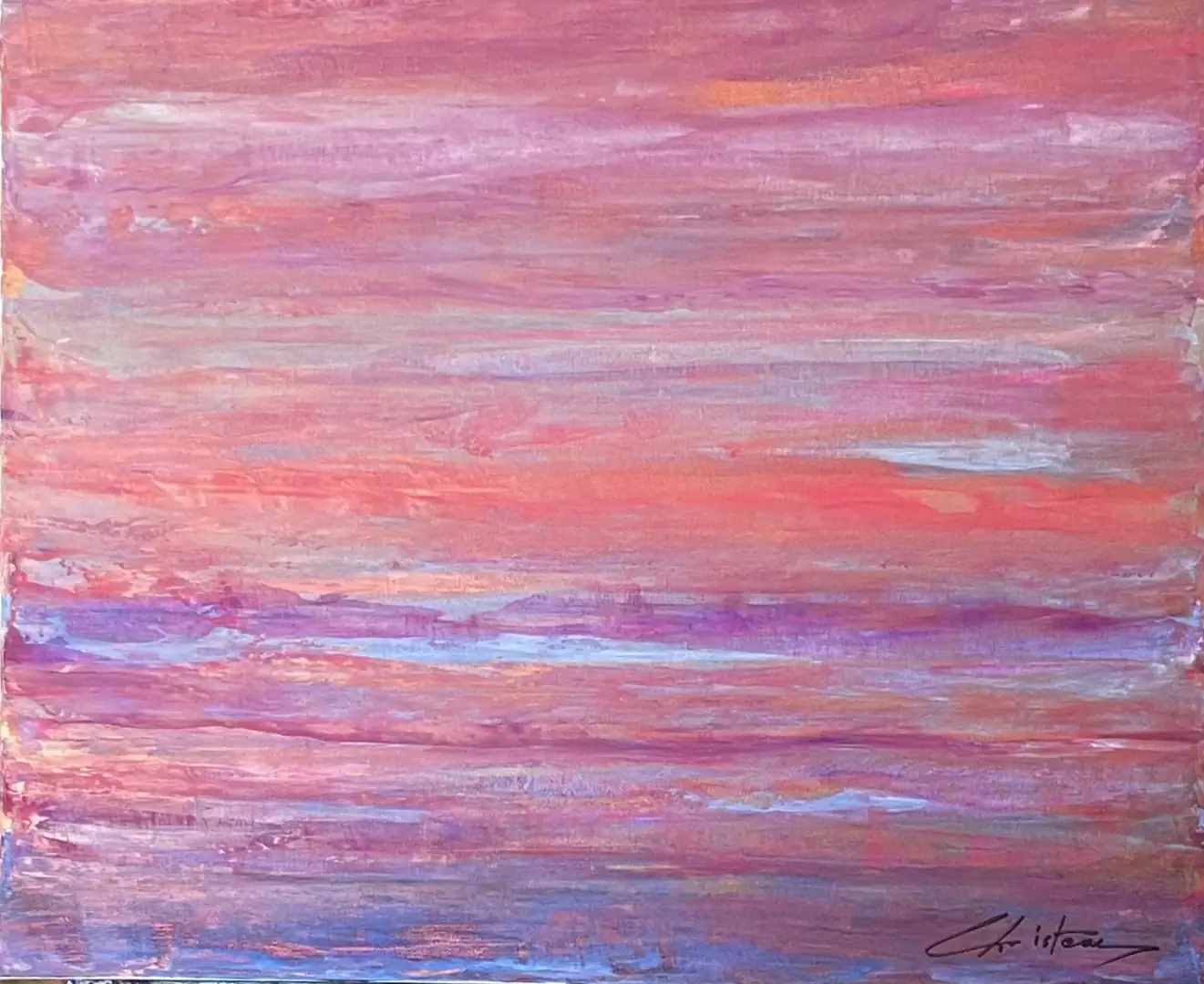 Abstract Seascape Captain-SOLD