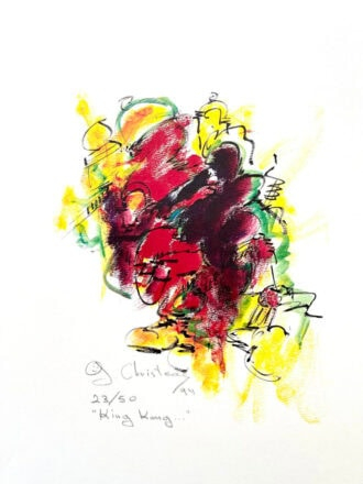 Abstract Art Print - King Kong