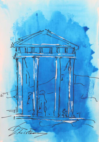 Christeas Orginal artworks Temple of Aphaia