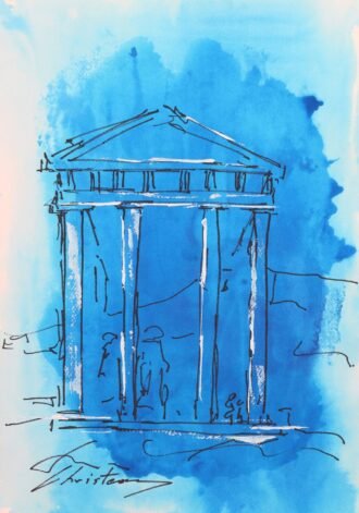 Christeas Orginal artworks Temple of Aphaia