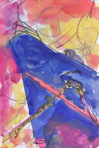 Greek Island Paintings Athens One Day Cruise by Christeas