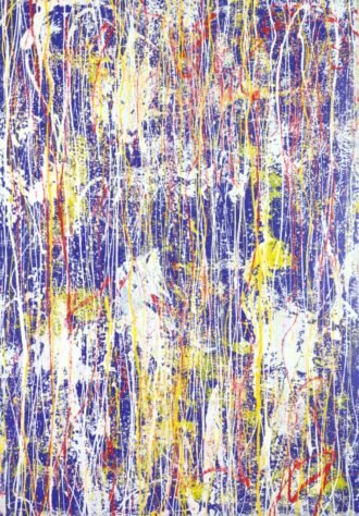 Original Abstract Painting Floating Spirits Two