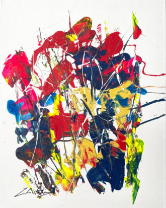 Acrylic Abstract Painting - 'Beautiful'