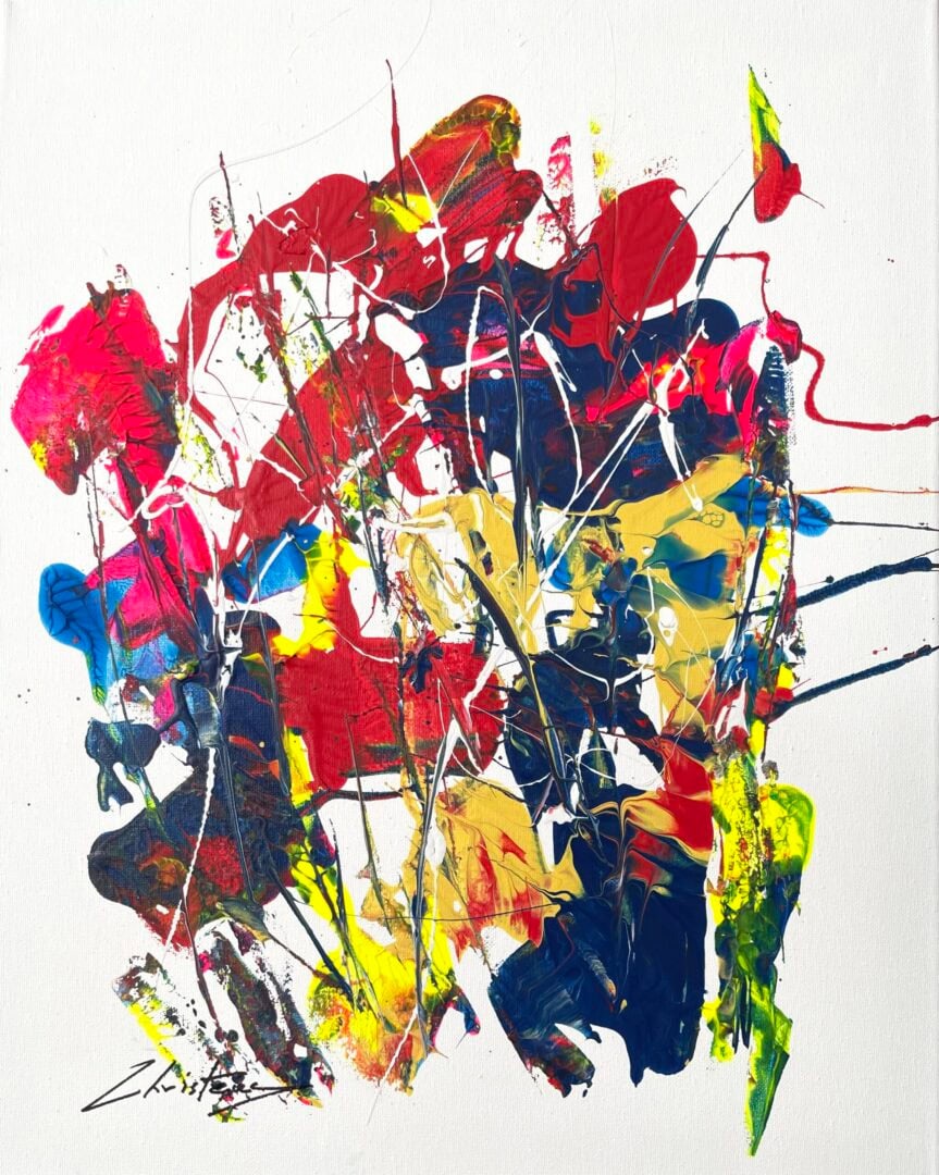 Acrylic Abstract Painting - 'Beautiful'