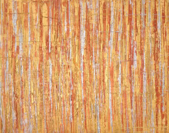 Abstract Seascape Gold