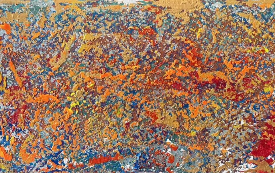 Original Abstract Painting The Parallels Seriea by Christeas