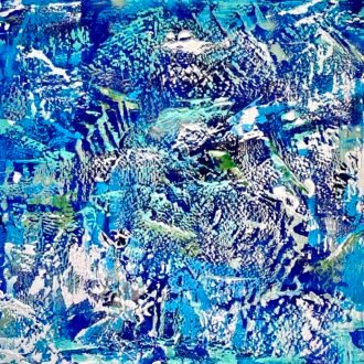 Abyss – Abstract Painting by Gregory Christeas